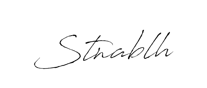 Antro_Vectra is a professional signature style that is perfect for those who want to add a touch of class to their signature. It is also a great choice for those who want to make their signature more unique. Get Stnablh name to fancy signature for free. Stnablh signature style 6 images and pictures png