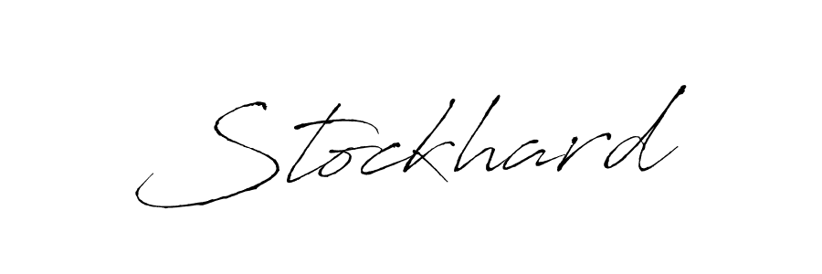 Once you've used our free online signature maker to create your best signature Antro_Vectra style, it's time to enjoy all of the benefits that Stockhard name signing documents. Stockhard signature style 6 images and pictures png