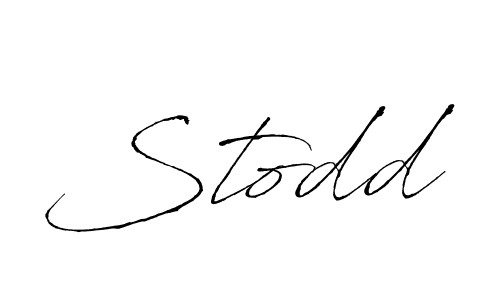 How to make Stodd signature? Antro_Vectra is a professional autograph style. Create handwritten signature for Stodd name. Stodd signature style 6 images and pictures png