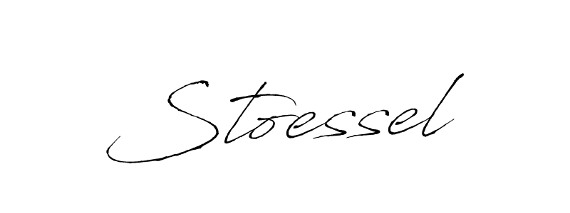 How to make Stoessel signature? Antro_Vectra is a professional autograph style. Create handwritten signature for Stoessel name. Stoessel signature style 6 images and pictures png