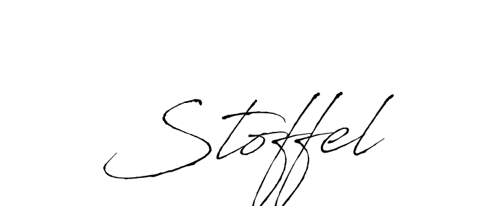 How to make Stoffel signature? Antro_Vectra is a professional autograph style. Create handwritten signature for Stoffel name. Stoffel signature style 6 images and pictures png