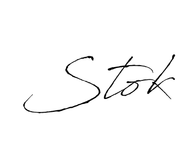 How to Draw Stok signature style? Antro_Vectra is a latest design signature styles for name Stok. Stok signature style 6 images and pictures png