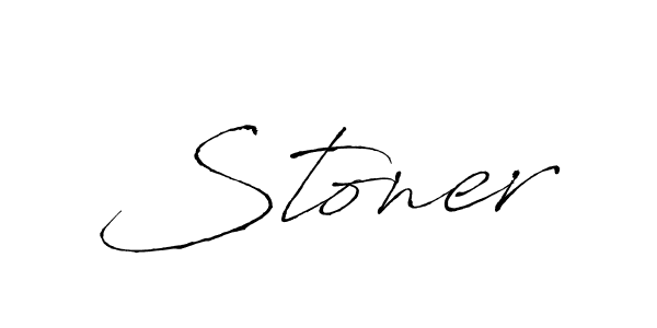 Stoner stylish signature style. Best Handwritten Sign (Antro_Vectra) for my name. Handwritten Signature Collection Ideas for my name Stoner. Stoner signature style 6 images and pictures png