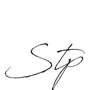 How to make Stp signature? Antro_Vectra is a professional autograph style. Create handwritten signature for Stp name. Stp signature style 6 images and pictures png