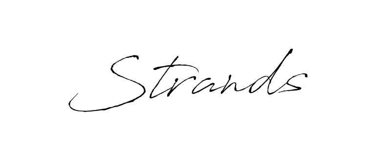 Similarly Antro_Vectra is the best handwritten signature design. Signature creator online .You can use it as an online autograph creator for name Strands . Strands  signature style 6 images and pictures png