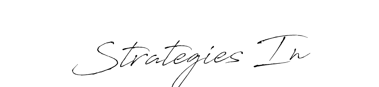 Similarly Antro_Vectra is the best handwritten signature design. Signature creator online .You can use it as an online autograph creator for name Strategies In. Strategies In signature style 6 images and pictures png