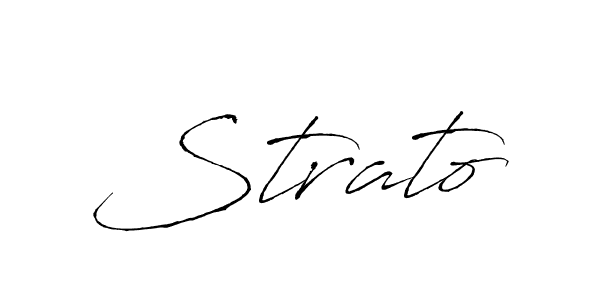Also we have Strato name is the best signature style. Create professional handwritten signature collection using Antro_Vectra autograph style. Strato signature style 6 images and pictures png