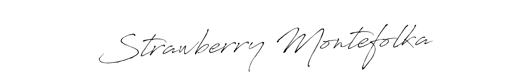 This is the best signature style for the Strawberry Montefolka name. Also you like these signature font (Antro_Vectra). Mix name signature. Strawberry Montefolka signature style 6 images and pictures png