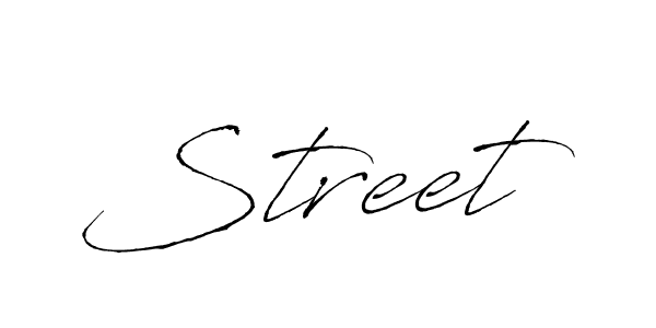 Use a signature maker to create a handwritten signature online. With this signature software, you can design (Antro_Vectra) your own signature for name Street. Street signature style 6 images and pictures png