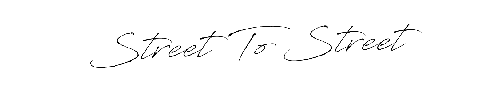 Street To Street stylish signature style. Best Handwritten Sign (Antro_Vectra) for my name. Handwritten Signature Collection Ideas for my name Street To Street. Street To Street signature style 6 images and pictures png