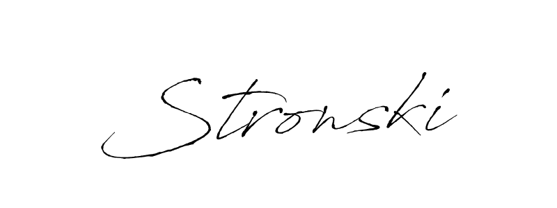 Use a signature maker to create a handwritten signature online. With this signature software, you can design (Antro_Vectra) your own signature for name Stronski. Stronski signature style 6 images and pictures png