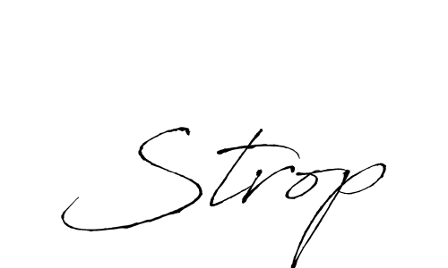 Create a beautiful signature design for name Strop. With this signature (Antro_Vectra) fonts, you can make a handwritten signature for free. Strop signature style 6 images and pictures png