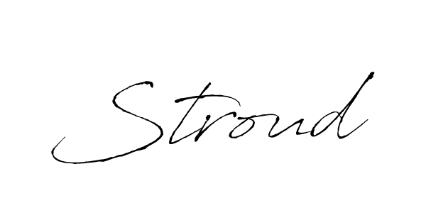 Stroud stylish signature style. Best Handwritten Sign (Antro_Vectra) for my name. Handwritten Signature Collection Ideas for my name Stroud. Stroud signature style 6 images and pictures png