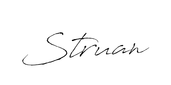 Create a beautiful signature design for name Struan. With this signature (Antro_Vectra) fonts, you can make a handwritten signature for free. Struan signature style 6 images and pictures png