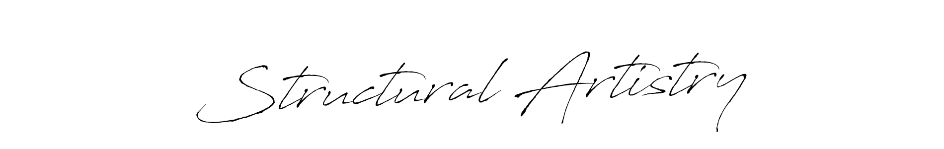 Make a beautiful signature design for name Structural Artistry. With this signature (Antro_Vectra) style, you can create a handwritten signature for free. Structural Artistry signature style 6 images and pictures png