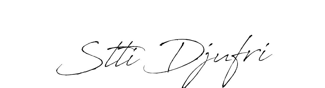Best and Professional Signature Style for Stti Djufri. Antro_Vectra Best Signature Style Collection. Stti Djufri signature style 6 images and pictures png