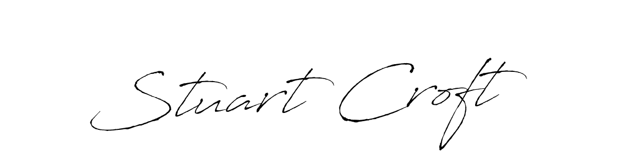 Stuart Croft stylish signature style. Best Handwritten Sign (Antro_Vectra) for my name. Handwritten Signature Collection Ideas for my name Stuart Croft. Stuart Croft signature style 6 images and pictures png