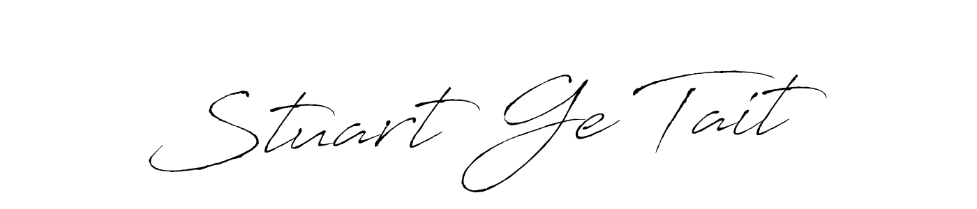 Make a short Stuart Ge Tait signature style. Manage your documents anywhere anytime using Antro_Vectra. Create and add eSignatures, submit forms, share and send files easily. Stuart Ge Tait signature style 6 images and pictures png