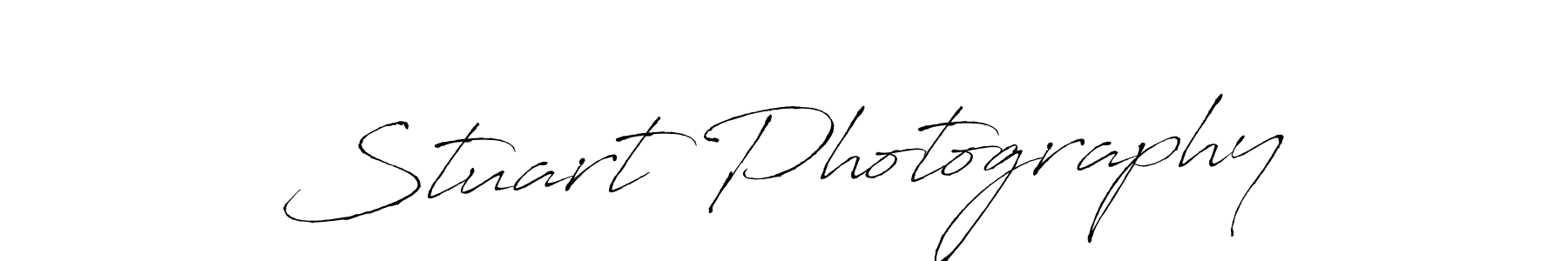 Stuart Photography stylish signature style. Best Handwritten Sign (Antro_Vectra) for my name. Handwritten Signature Collection Ideas for my name Stuart Photography. Stuart Photography signature style 6 images and pictures png