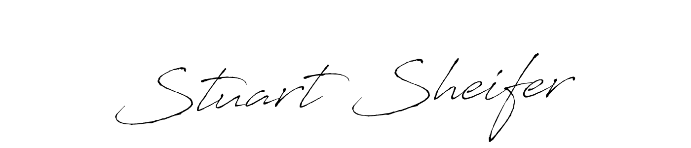 How to make Stuart Sheifer name signature. Use Antro_Vectra style for creating short signs online. This is the latest handwritten sign. Stuart Sheifer signature style 6 images and pictures png