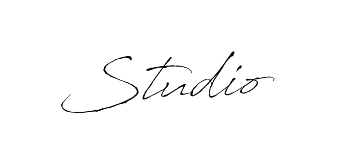 How to make Studio  signature? Antro_Vectra is a professional autograph style. Create handwritten signature for Studio  name. Studio  signature style 6 images and pictures png