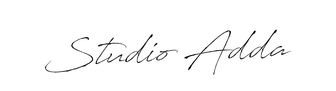 if you are searching for the best signature style for your name Studio Adda. so please give up your signature search. here we have designed multiple signature styles  using Antro_Vectra. Studio Adda signature style 6 images and pictures png