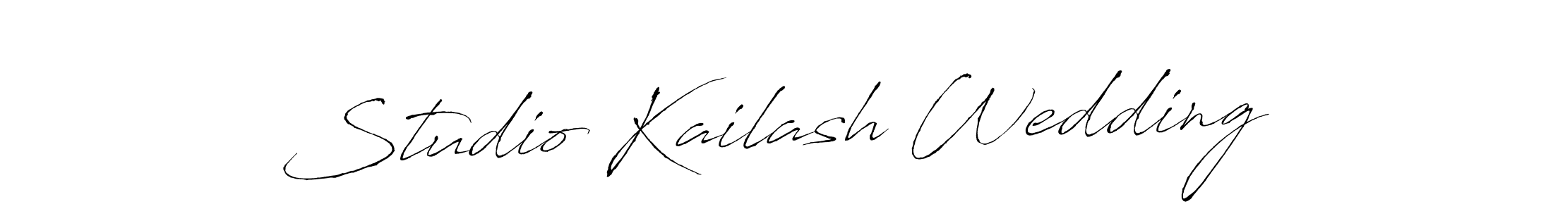 Make a short Studio Kailash Wedding signature style. Manage your documents anywhere anytime using Antro_Vectra. Create and add eSignatures, submit forms, share and send files easily. Studio Kailash Wedding signature style 6 images and pictures png