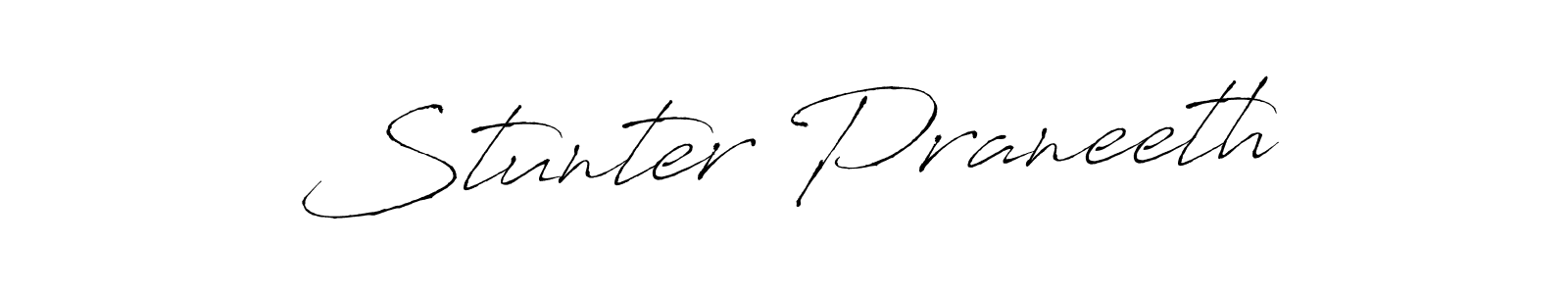 This is the best signature style for the Stunter Praneeth name. Also you like these signature font (Antro_Vectra). Mix name signature. Stunter Praneeth signature style 6 images and pictures png