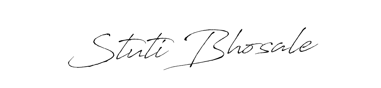 How to Draw Stuti Bhosale signature style? Antro_Vectra is a latest design signature styles for name Stuti Bhosale. Stuti Bhosale signature style 6 images and pictures png