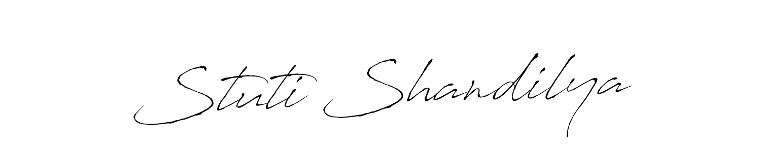 if you are searching for the best signature style for your name Stuti Shandilya. so please give up your signature search. here we have designed multiple signature styles  using Antro_Vectra. Stuti Shandilya signature style 6 images and pictures png