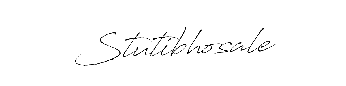 Also You can easily find your signature by using the search form. We will create Stutibhosale name handwritten signature images for you free of cost using Antro_Vectra sign style. Stutibhosale signature style 6 images and pictures png