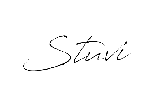 Design your own signature with our free online signature maker. With this signature software, you can create a handwritten (Antro_Vectra) signature for name Stuvi. Stuvi signature style 6 images and pictures png