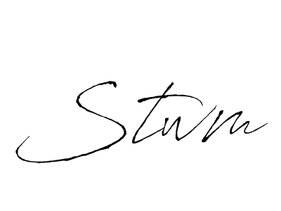 Similarly Antro_Vectra is the best handwritten signature design. Signature creator online .You can use it as an online autograph creator for name Stwm. Stwm signature style 6 images and pictures png