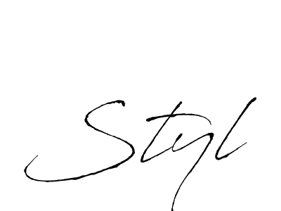 How to make Styl name signature. Use Antro_Vectra style for creating short signs online. This is the latest handwritten sign. Styl signature style 6 images and pictures png