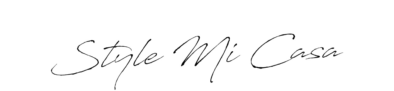 Make a beautiful signature design for name Style Mi Casa. Use this online signature maker to create a handwritten signature for free. Style Mi Casa signature style 6 images and pictures png