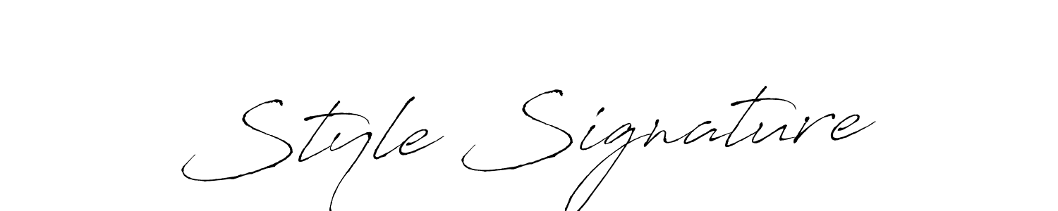 How to make Style Signature name signature. Use Antro_Vectra style for creating short signs online. This is the latest handwritten sign. Style Signature signature style 6 images and pictures png
