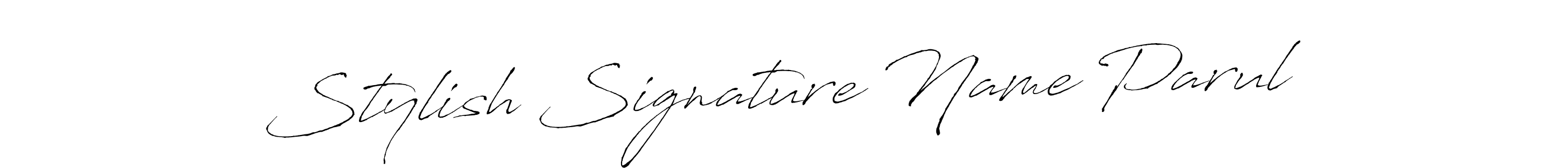 Create a beautiful signature design for name Stylish Signature Name Parul. With this signature (Antro_Vectra) fonts, you can make a handwritten signature for free. Stylish Signature Name Parul signature style 6 images and pictures png