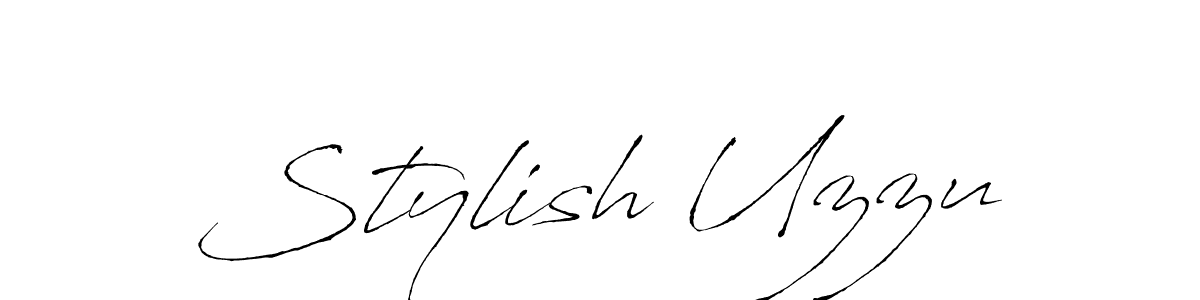 You should practise on your own different ways (Antro_Vectra) to write your name (Stylish Uzzu) in signature. don't let someone else do it for you. Stylish Uzzu signature style 6 images and pictures png