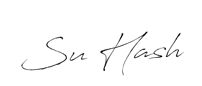 Su Hash stylish signature style. Best Handwritten Sign (Antro_Vectra) for my name. Handwritten Signature Collection Ideas for my name Su Hash. Su Hash signature style 6 images and pictures png