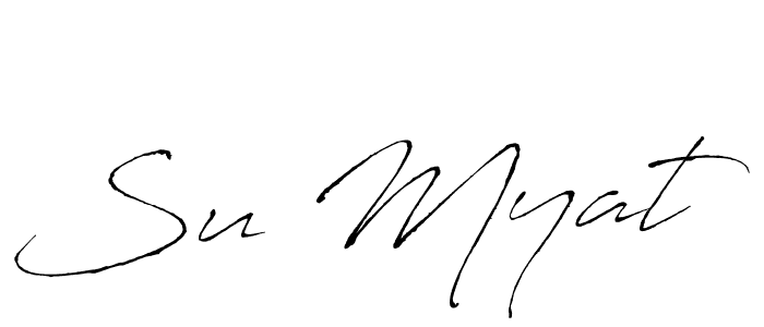 How to make Su Myat name signature. Use Antro_Vectra style for creating short signs online. This is the latest handwritten sign. Su Myat signature style 6 images and pictures png