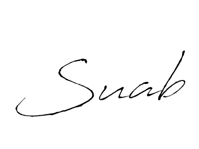 How to Draw Suab signature style? Antro_Vectra is a latest design signature styles for name Suab. Suab signature style 6 images and pictures png