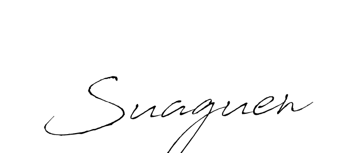 Suaguen stylish signature style. Best Handwritten Sign (Antro_Vectra) for my name. Handwritten Signature Collection Ideas for my name Suaguen. Suaguen signature style 6 images and pictures png