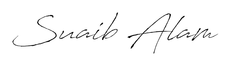 Create your official email sign-off with Suaib Alam name in Antro_Vectra style. Crisp, clean, and perfectly legible across all screens. Suaib Alam signature style 6 images and pictures png