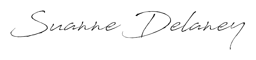 Achieve flawless digital penmanship with Suanne Delaney name in Antro_Vectra font. The perfect tool for creating online signatures. Suanne Delaney signature style 6 images and pictures png