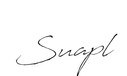 Design your own signature with our free online signature maker. With this signature software, you can create a handwritten (Antro_Vectra) signature for name Suapl. Suapl signature style 6 images and pictures png