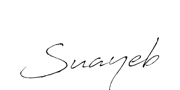 You should practise on your own different ways (Antro_Vectra) to write your name (Suayeb) in signature. don't let someone else do it for you. Suayeb signature style 6 images and pictures png