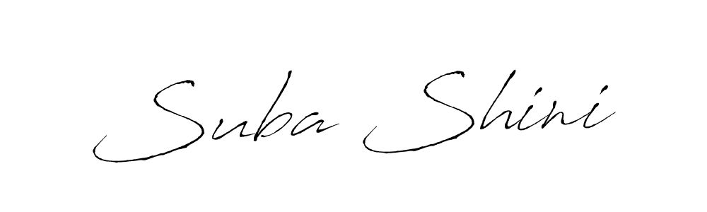 Use a signature maker to create a handwritten signature online. With this signature software, you can design (Antro_Vectra) your own signature for name Suba Shini. Suba Shini signature style 6 images and pictures png