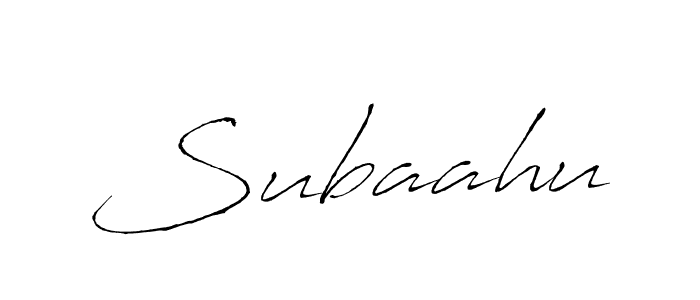 How to make Subaahu name signature. Use Antro_Vectra style for creating short signs online. This is the latest handwritten sign. Subaahu signature style 6 images and pictures png