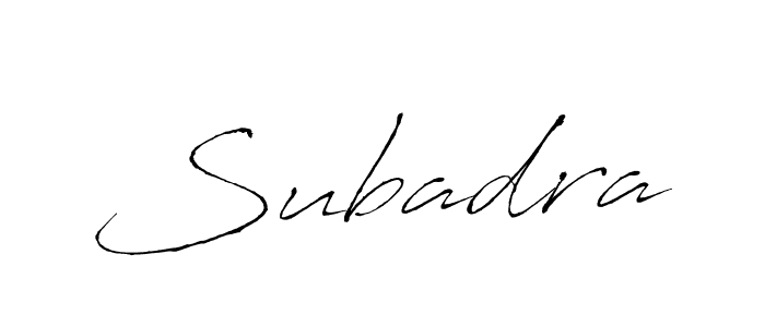 Once you've used our free online signature maker to create your best signature Antro_Vectra style, it's time to enjoy all of the benefits that Subadra name signing documents. Subadra signature style 6 images and pictures png