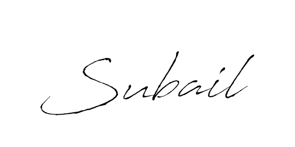 Subail stylish signature style. Best Handwritten Sign (Antro_Vectra) for my name. Handwritten Signature Collection Ideas for my name Subail. Subail signature style 6 images and pictures png